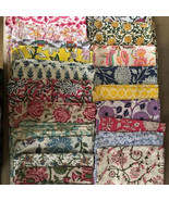 Assorted Napkin Set of 10pc Hand Block Printed Napkins Bohemian Napkin M... - $206.29 MXN+