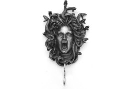 Medusa: Greek Mythology Gorgon Cold Cast Bronze wall mounted mask hook 23cm / 9&#39; - £71.21 GBP