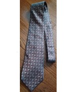 Van Heusen Silk Stain Resistant Gray Rust Tie Men&#39;s - FREE SHIPPING - $205.59 MXN