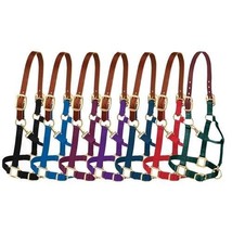 Heavy Nylon Breakaway Safety Horse sz Turn out Halter Green Blue Red Pur... - $14.90