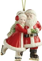 Lenox Ice Skating Santa and Mrs. Claus Ornament 2020 Figurine Limited Edt. New - £27.61 GBP