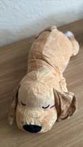 WEIGHTED Dog Plush Stuffed Animal Cuddle Pillow for Kids AND Adults 19&quot; Long NEW - £28.45 GBP
