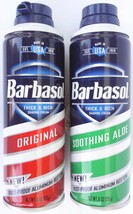 Barbasol Shaving Cream Aerosol Can Shave Select: Original Or Soothing Aloe - £2.35 GBP