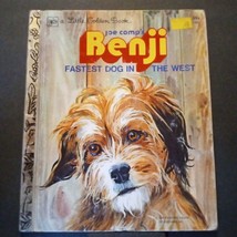 Joe Camp&#39;s Benji Fastest Dog In The West Little Golden Book Vintage 1978 - £2.35 GBP