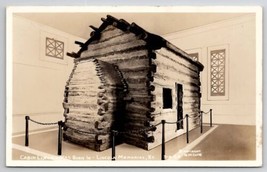 Lincoln Memorial KY RPPC Cabin Lincoln Was Born In Real Photo Postcard V28 - £3.95 GBP