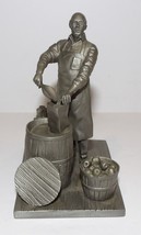 WONDERFUL 1977 FRANKLIN MINT PEWTER THE SHOPKEEPER RON HINOTE SCULPTURE - $26.13
