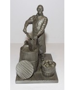WONDERFUL 1977 FRANKLIN MINT PEWTER THE SHOPKEEPER RON HINOTE SCULPTURE - £20.40 GBP