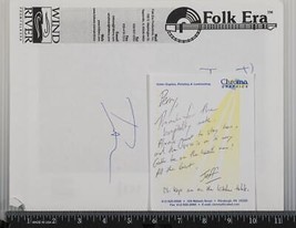 Jeff Lang Autografo Firmato Nota W/Promozionale Foto Tob - £50.97 GBP