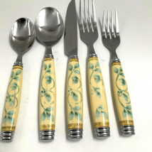 Pfaltzgraff FRENCH QUARTER Stainless Glossy Silverware 5-Piece Place Set... - $44.54