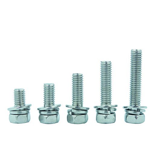 Bluemoona 20 Pcs - M5 Metric Thread 304 Stainless Steel Phillips Cross Head Comb