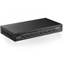 8 Port 10Gbps Sfp+ Managed Switch, Support 1G Sfp And 10G Sfp+, 160Gbps ... - $251.99