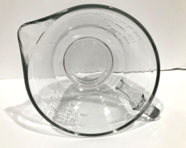 Vintage Anchor Hocking  8 Cup/2 Quart/2 Liter Glass Mixing/Measuring Bowl Clear - £15.56 GBP