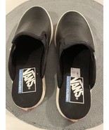 Vans Classic Black Leather Mules Ultra Cush 721278 Slipper Women&#39;s Sz 6 ... - $38.61