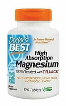 Doctor&#39;s Best, Magnesium, 120 Tablets - £15.10 GBP