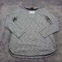 Merona Shirt Womens XXLTTG Gray Long Sleeve Back Zip Shirt - £15.81 GBP
