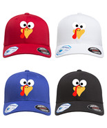 Thanksgiving Funny Turkey Face Adult  Pro-Formance Hat Custom DTF Printed - $18.99+