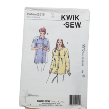 Kwik Sew 2515 Sewing Pattern Womens Sz XS-XL Shirts Uncut Tunic 2 Styles - $14.84