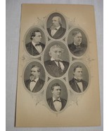 1886 Illustrated Page 7 U. S. Senators-Lamar, Randall, Bayard, Stephens,... - $13.69 CAD