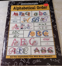 Good Natured Girls Alphabetical Order Cross Stitch Pattern Chart Book al... - $74.44 MXN
