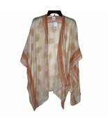 Sonoma Women Swimwear Coverup Wrap Kimono Lightweight Floral Orange One ... - $16.97