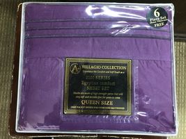 NEW Bellagio Collection 2100 Series Egyptian Comfort 6 pc Sheet Set QUEEN Size image 4