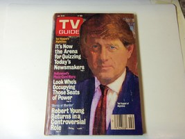 VINTAGE TV GUIDE MAGAZINE JAN 10 - 16, 1987 TED KOPPEL OF NIGHTLINE - $10.84