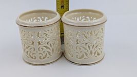 Lenox Pierced Votive Tea light Candle Holder Set Of 2 - NWOT image 8