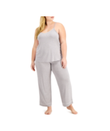Alfani Plus Size Knit Tank Top Pajama Set - $9.00