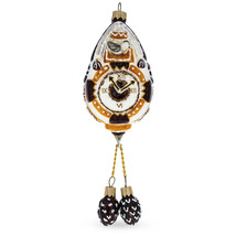 Traditional German Cuckoo Clock Glass Christmas Ornament - £37.76 GBP