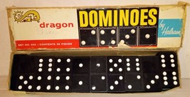 Vintage Dominoes Set 28 by Halsam #622 Double Six Vintage Game See Pictures - £7.86 GBP