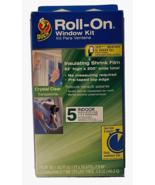 Duck Brand Roll On 5 Indoor Window Kit Crystal Clear Insulating Film 62&quot;... - £8.53 GBP