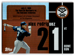 2007 Topps Alex Rodriguez Road to 500 #ARHR21 Alex Rodriguez NM-MT - £2.48 GBP