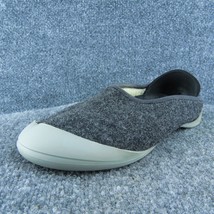 mahabis Classic Women Slipper Shoes Gray Textile Slip On Size 37 Medium - $24.75