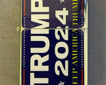 Trump 2024 Keep America Trump! D2 Flip Top Oil Lighter Windproof - $14.80
