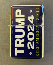 Trump 2024 Keep America Trump! D2 Flip Top Oil Lighter Windproof - £11.63 GBP