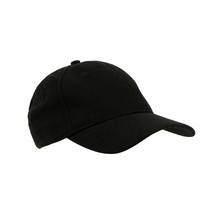 Time And Tru Women&#39;s Black Flannel Baseball Cap Adjustable Back NEW - £8.08 GBP