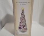 CRACKER BARREL Glitter Globe Swirl CHRISTMAS TREE New Multi Color Lighte... - £63.46 GBP