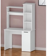 39&quot; White Computer Desk With Hutch - $500.21 CAD