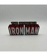 Marvel Iron Man The Invincible Logo 3D Printed sign 8 inch - $14.69