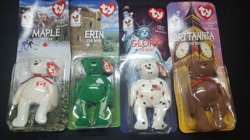 1999 International Bear Series [Four bears in original packaging] - $27.00