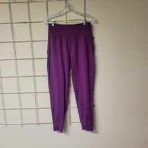 Under Armour Fitted Plum Joggers Pants Sz Med  - £18.68 GBP