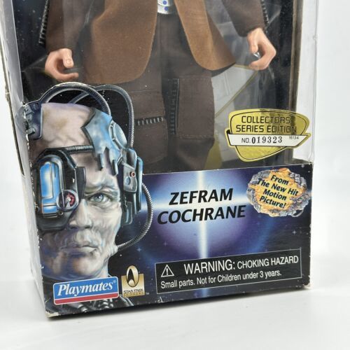 Primary image for Playmates Zefram Cochrane Figure Star Trek First Contact 9in 1996 Collector Box