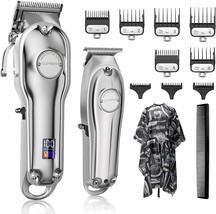 SUPRENT® Hair Clippers for Men, Professional Hair Cutting Kit &amp; Zero Gap T-Blade - £91.99 GBP