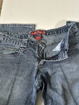 Ci Sonó Jeans Size 11 Inseam 22 1/2” Capri Good Condition Unique Belt Lo... - $14.01