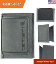 Men's Rugged Leather Triple Stitch Wallets, Available in Multiple Styles - $73.42