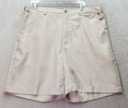 Windham Pointe Chino Shorts Men&#39;s Size 36 Tan 100% Polyester Pockets Light Wash - £16.11 GBP