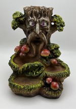 Cool Tree Man Mushrooms Incense Backflow Burner, 6”x 5” - £11.17 GBP