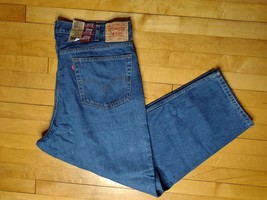 NEW NWT NOS Vintage Levi&#39;s 560 Comfort Fit Denim Blue Jean Size 44X30 - £79.63 GBP