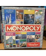 Disney Parks Theme Park Edition Monopoly Game Pop Up Castle Newest - £51.28 GBP
