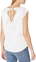 New Womens PrAna NWT M Constance Top White Tee Shirt Organic Recycled Back Cowl - £58.38 GBP
